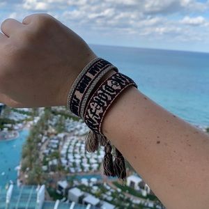 Christian Dior Friendship Bracelets (Pink Multi)